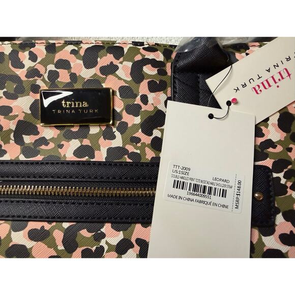 Trina Turk Leopard Print Tote Bag | NWT | Large Travel/Work Bag | $148 MSRP - Picture 5 of 7